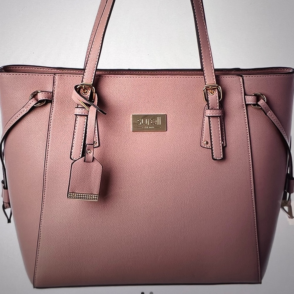 Rose Surreal Accessories Vegan Leather Shopper Tote